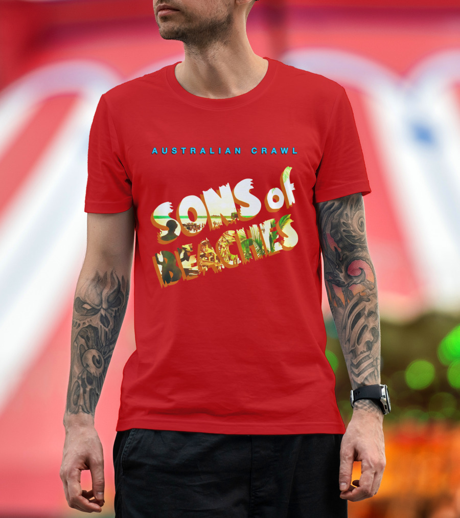 Australian Crawl Sons of Beaches T-Shirt