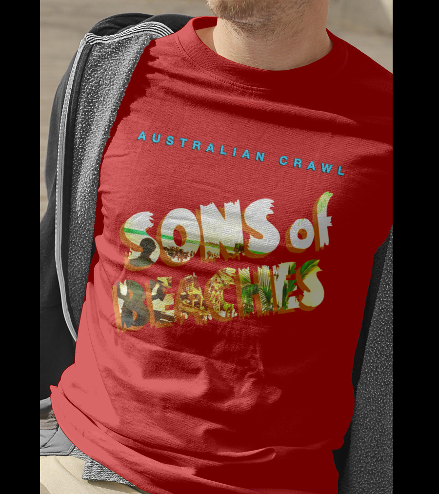 Australian Crawl Sons Of Beaches T-Shirt