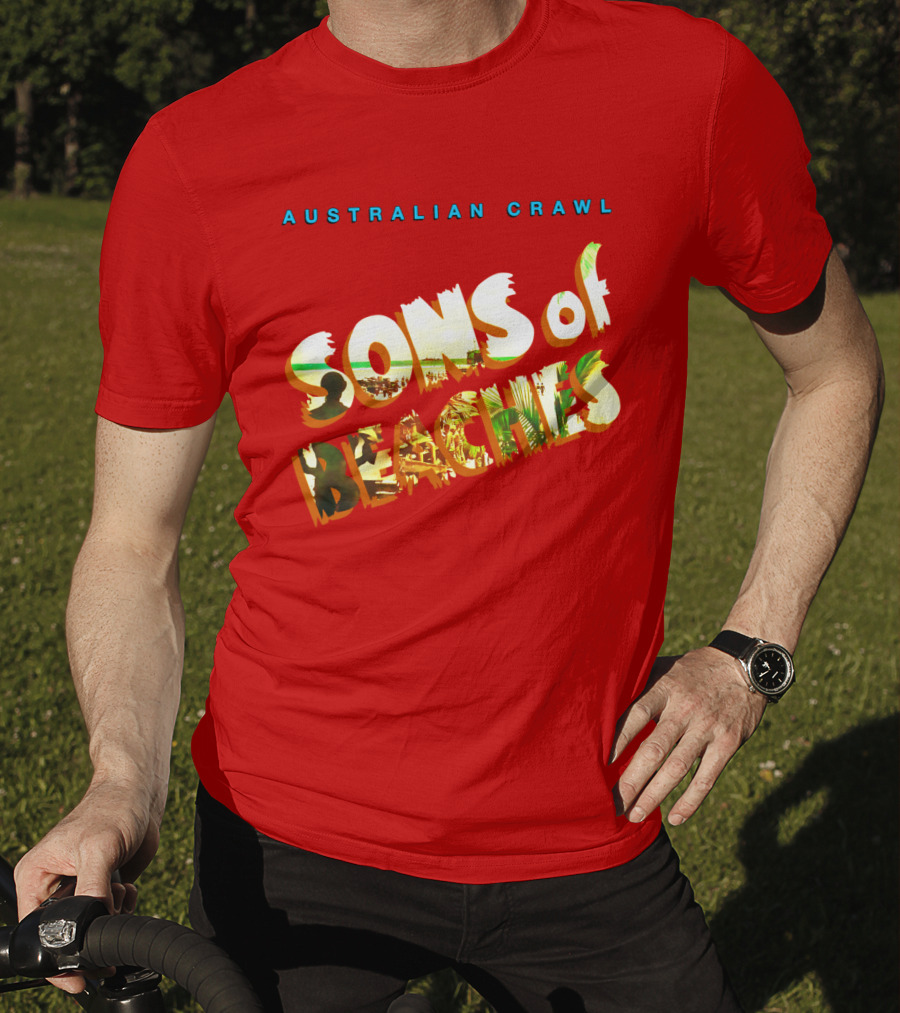 Australian Crawl Sons Of Beaches T-Shirt