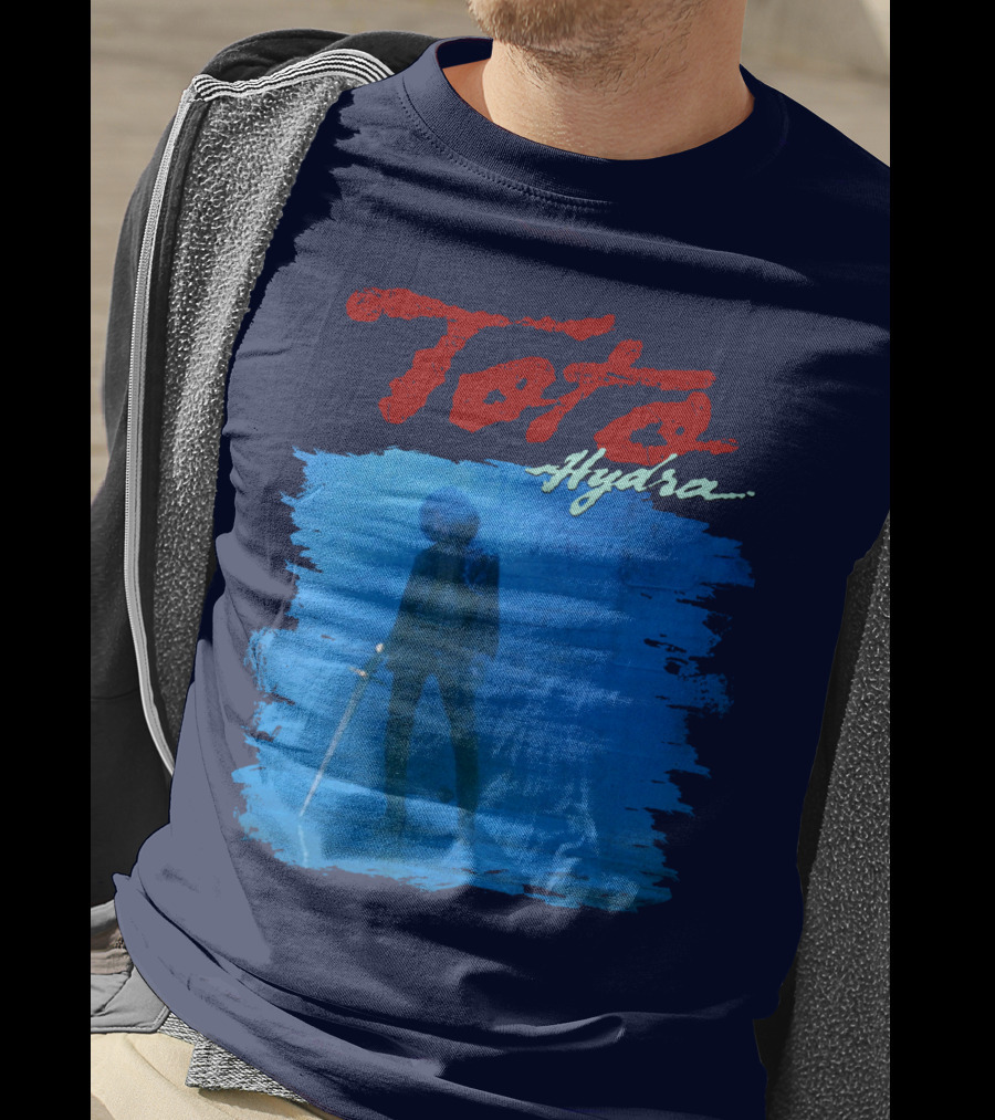 Toto Hydra Sword Figure Blue Square T-Shirt