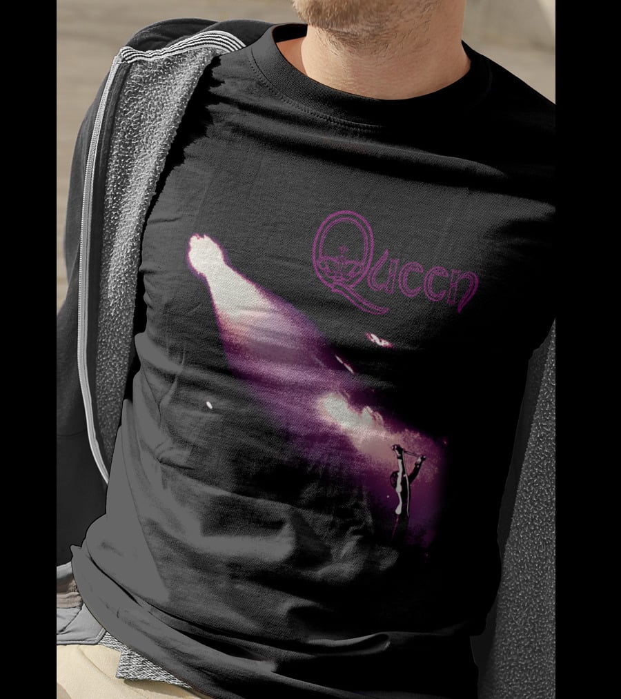 Queen Purple Stage Performance Iconic Band T-Shirt