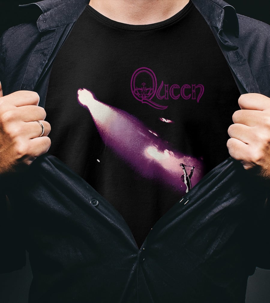 Queen Purple Stage Performance Iconic Band T-Shirt