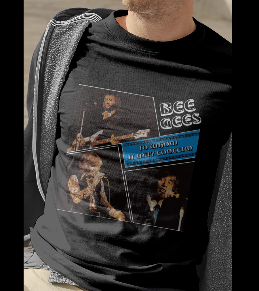 Bee Gees To Whom It May Concern Album Cover T-Shirt