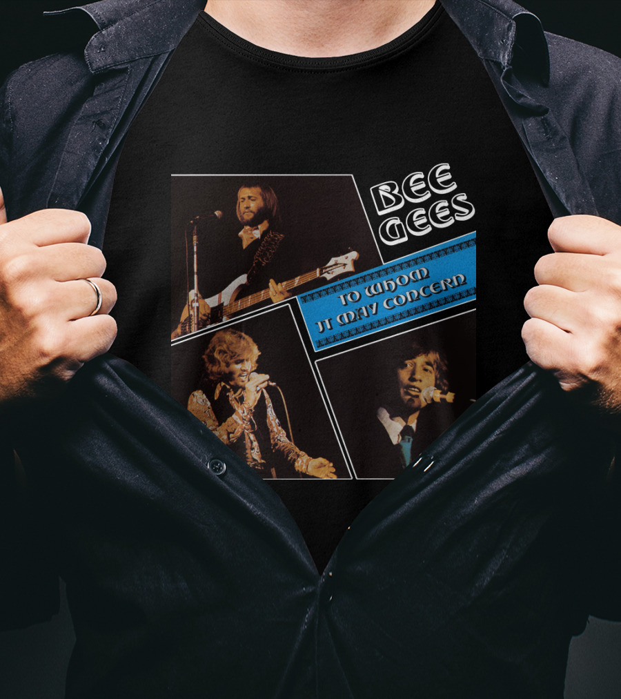 Bee Gees To Whom It May Concern Album Cover T-Shirt