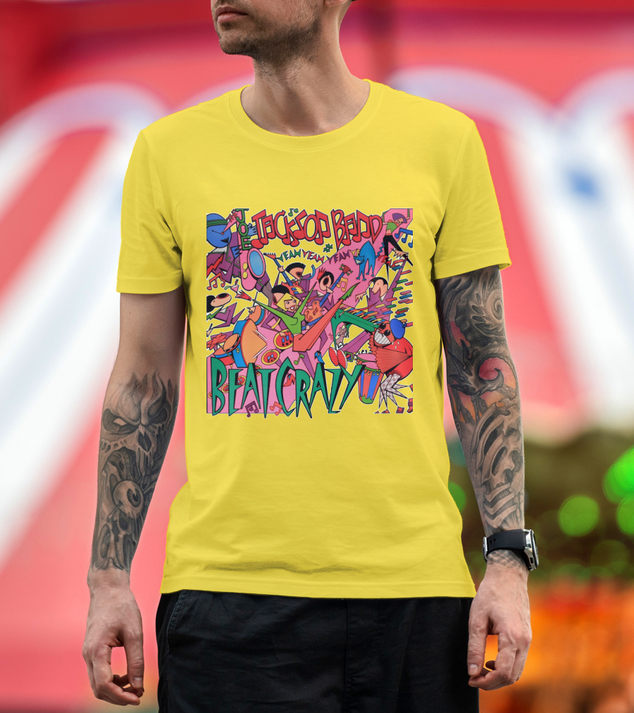Joe Jackson Band Beat Crazy Colorful Music T-Shirt