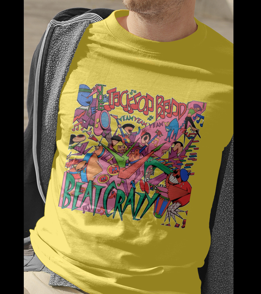 Joe Jackson Band Beat Crazy Colorful Music T-Shirt
