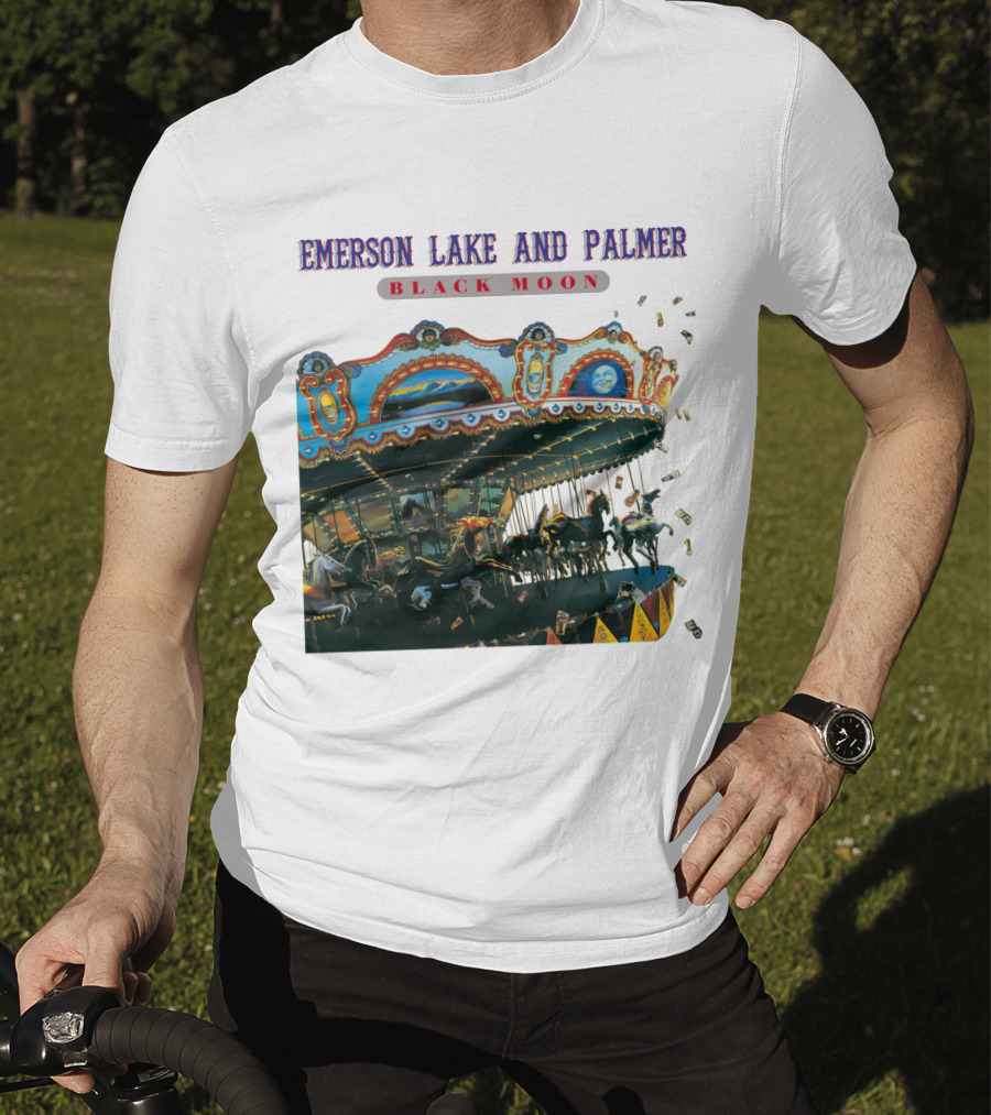 Emerson Lake And Palmer Black Moon Carousel T-Shirt