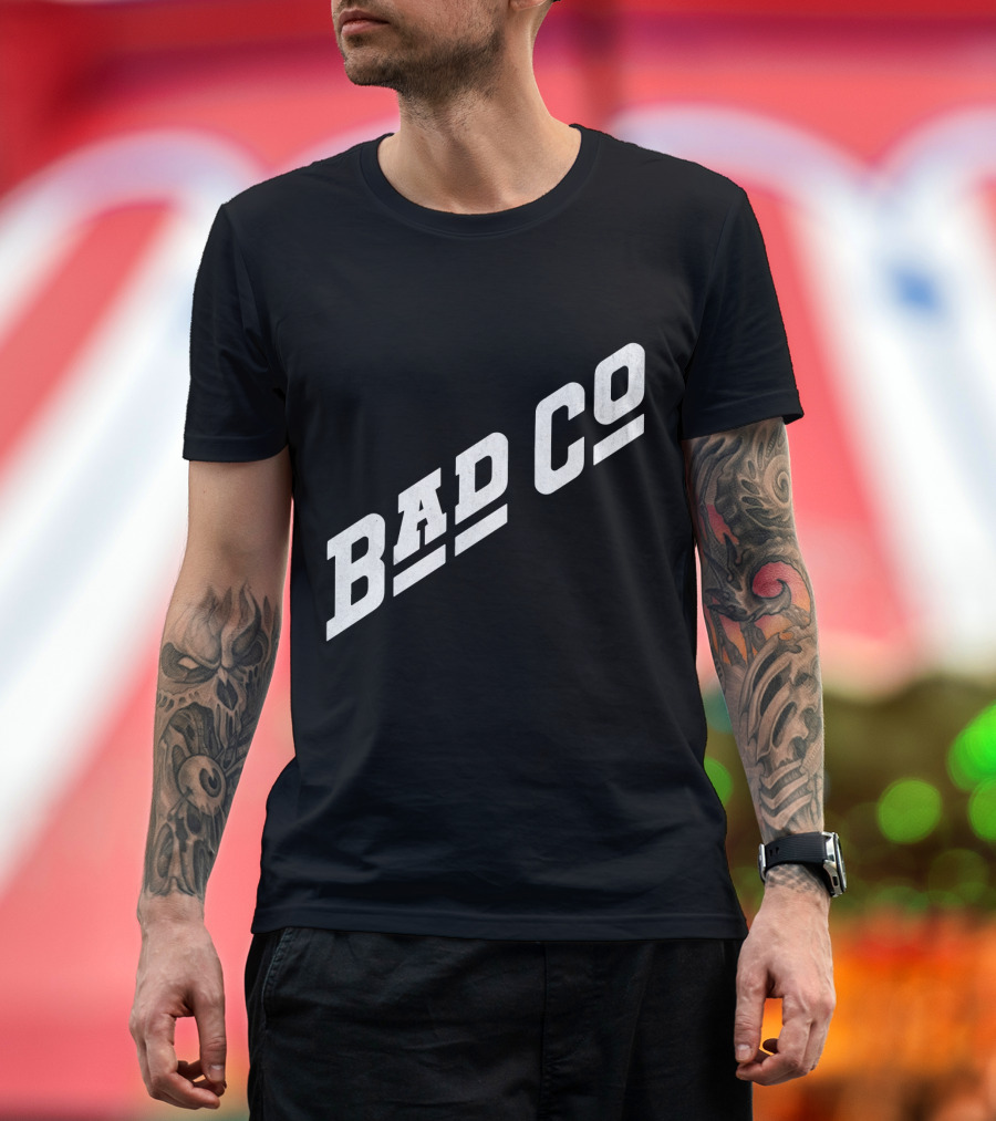 Bad Company Band Logo Classic Text T-Shirt