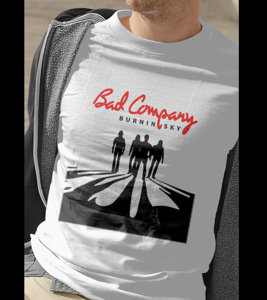 Bad Company Burnin' Sky Silhouette Walkway T-Shirt