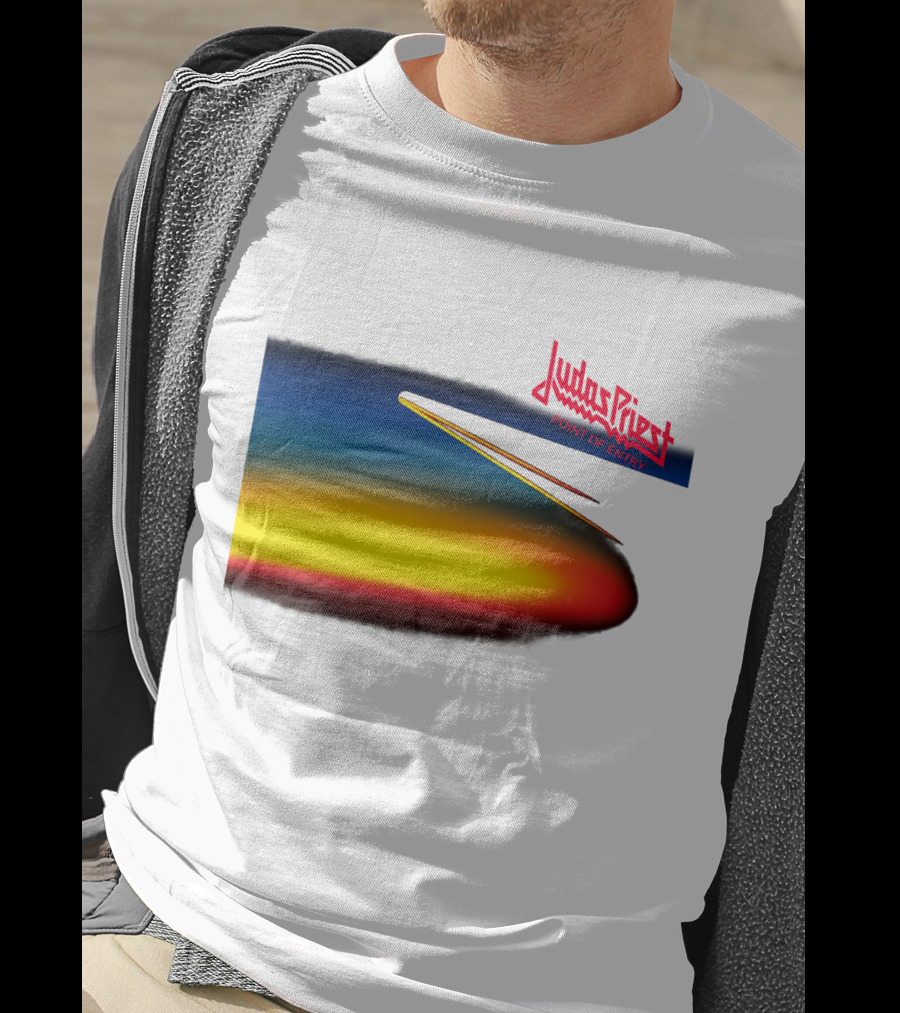 Judas Priest Point Of Entry Gradient Horizon T-Shirt