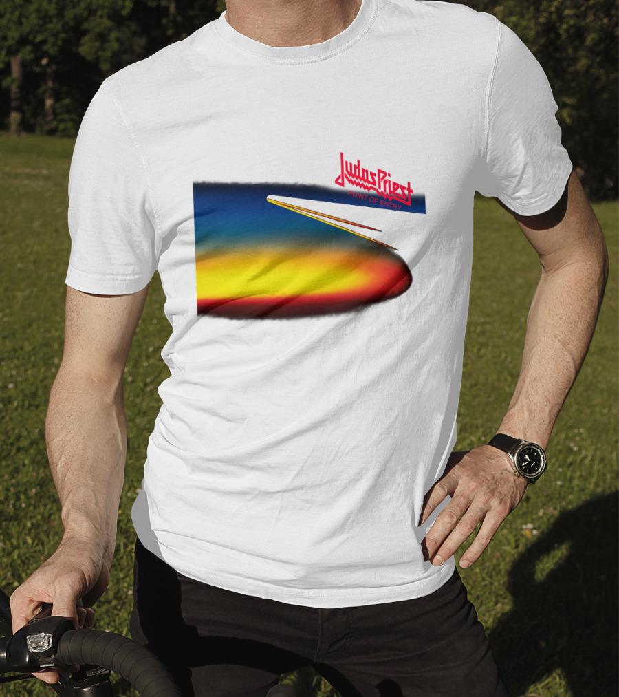 Judas Priest Point Of Entry Gradient Horizon T-Shirt