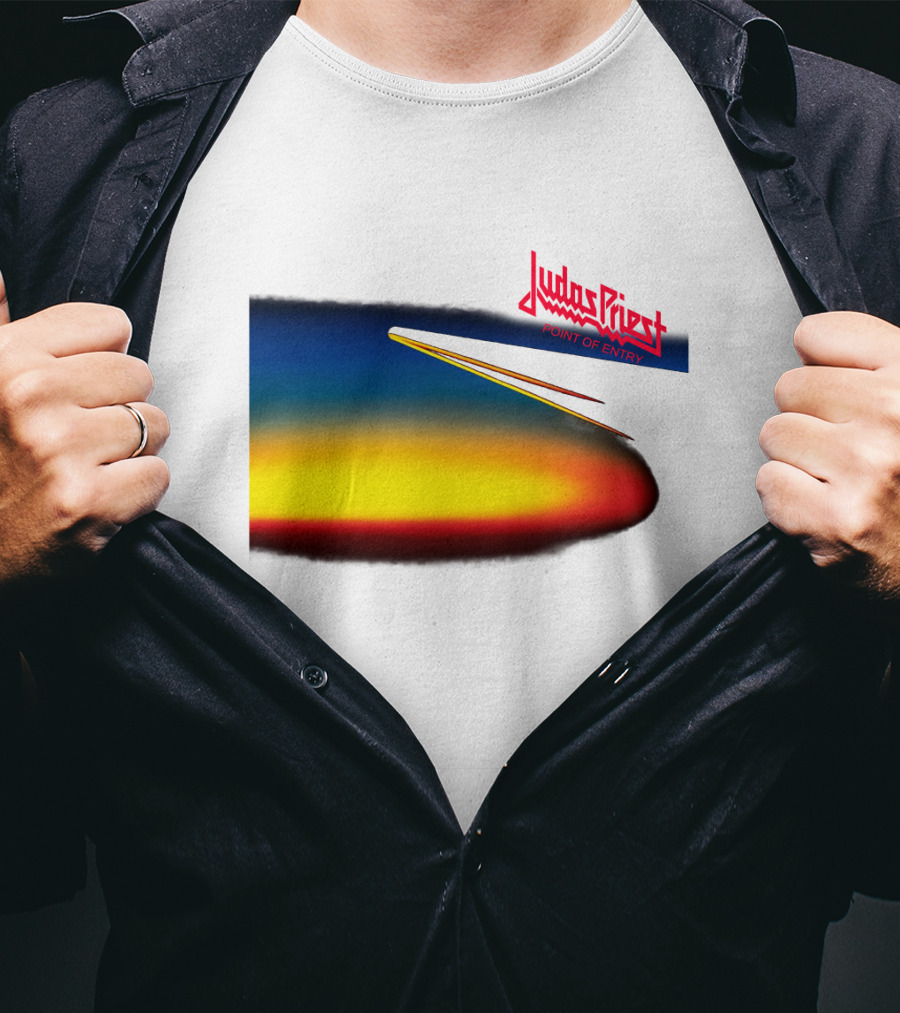 Judas Priest Point Of Entry Gradient Horizon T-Shirt