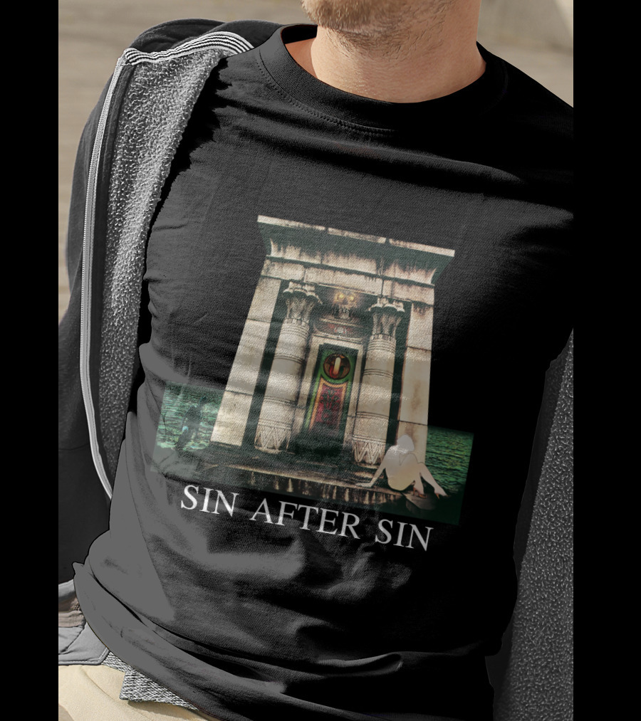 Judas Priest Sin After Sin Gothic Temple T-Shirt