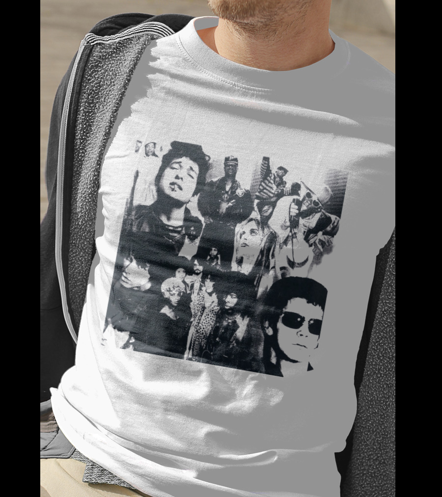 Duran Duran Thank You Album Collage Recognizable Music Figures T-Shirt