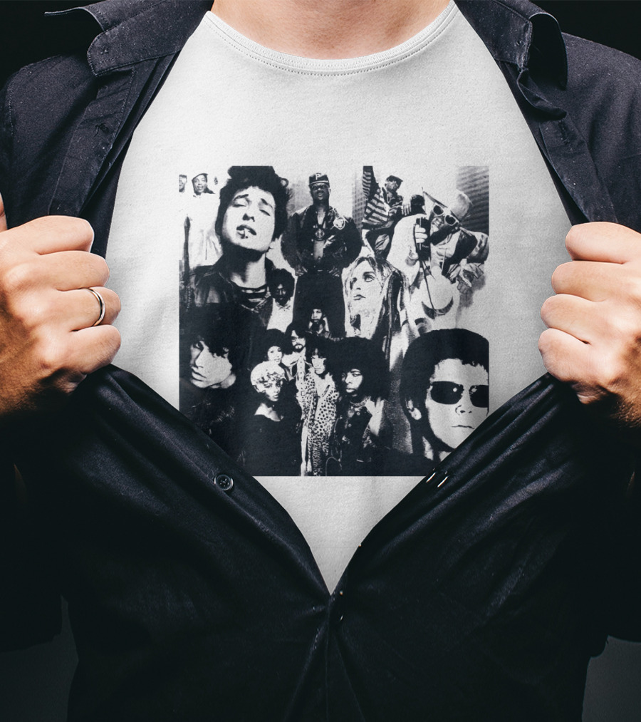 Duran Duran Thank You Album Collage Recognizable Music Figures T-Shirt