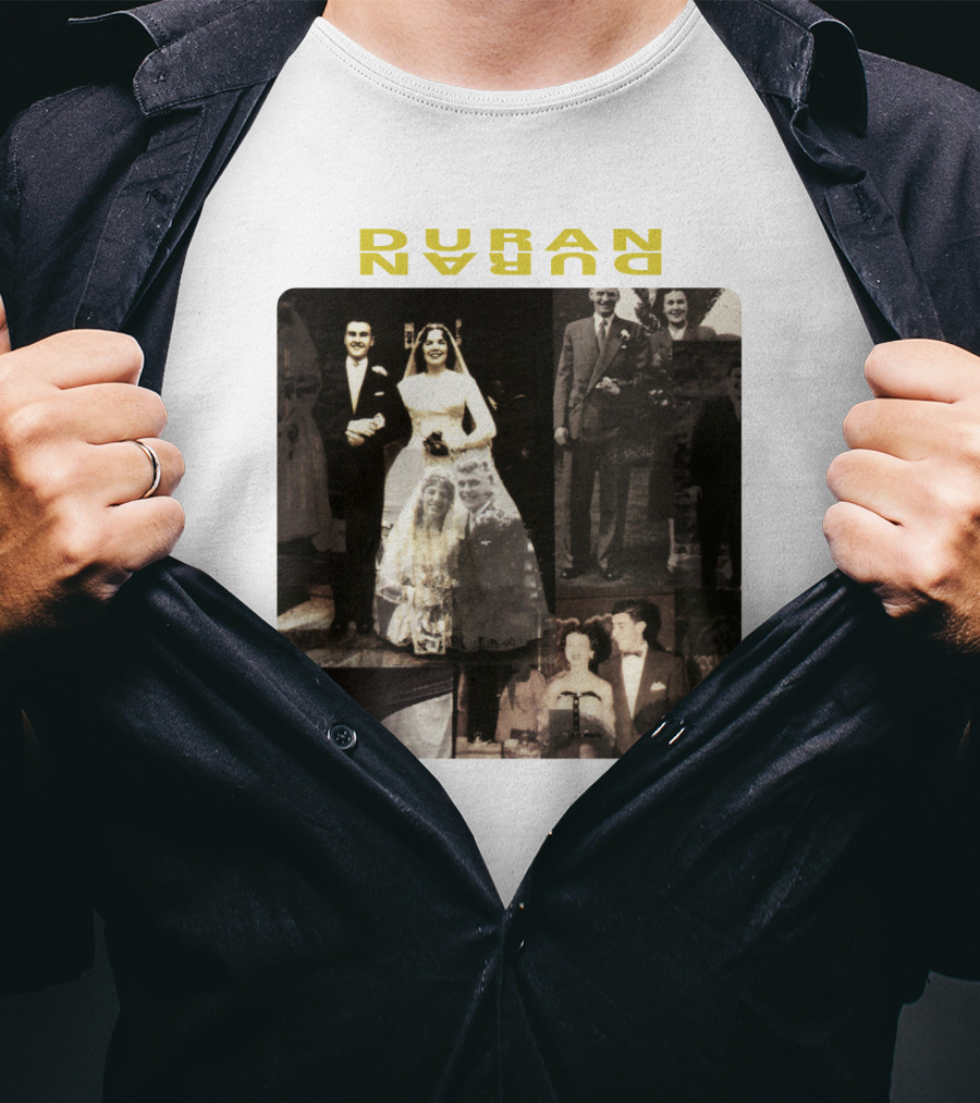 Duran Duran The Wedding Album Vintage Collage T-Shirt