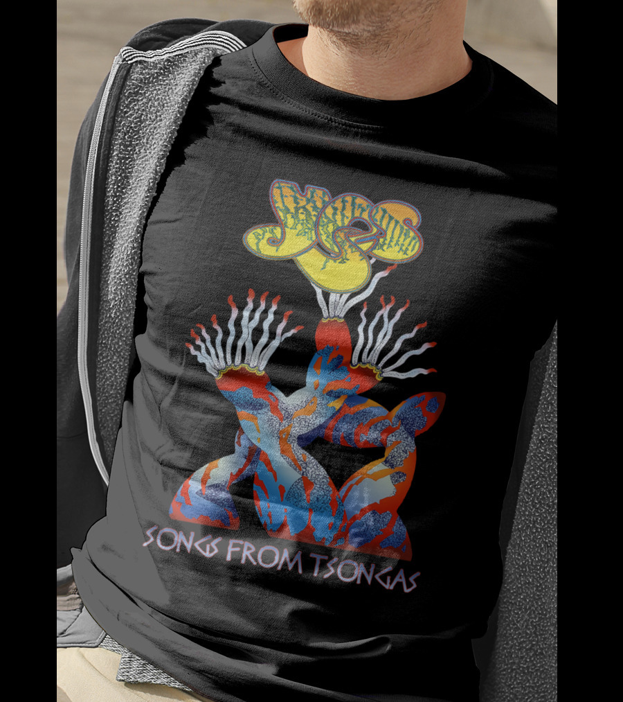 Yes Songs From Tsongas Colorful Abstract T-Shirt