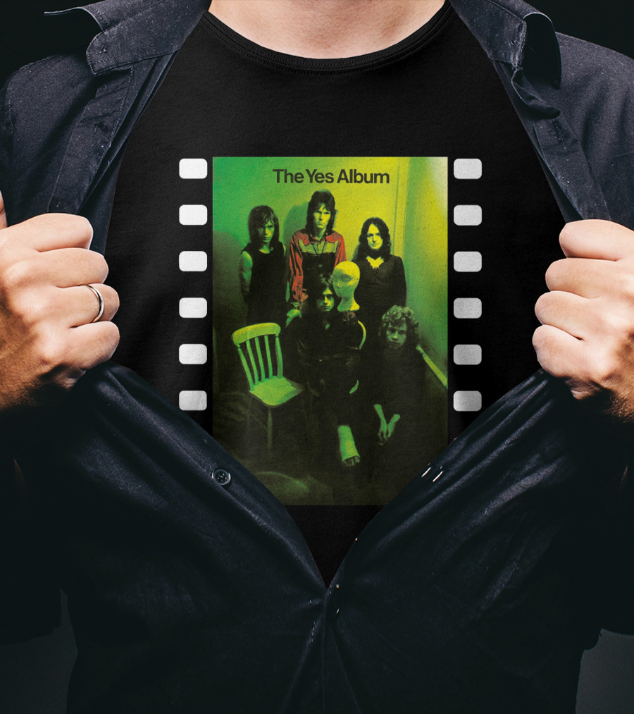 The Yes Album Filmstrip Cover Band Photo T-Shirt