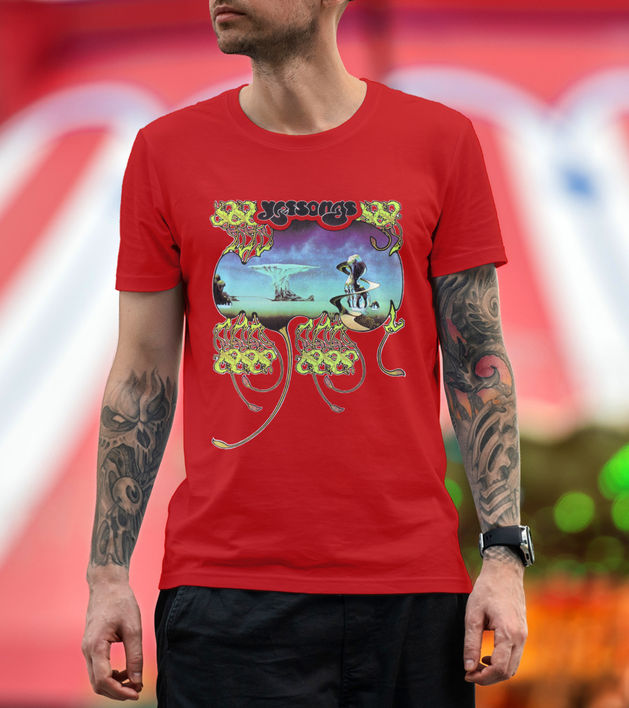 Yes Yessongs Album Artwork Fantasy Landscape T-Shirt