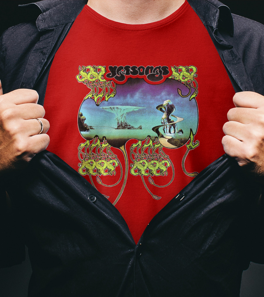 Yes Yessongs Album Artwork Fantasy Landscape T-Shirt