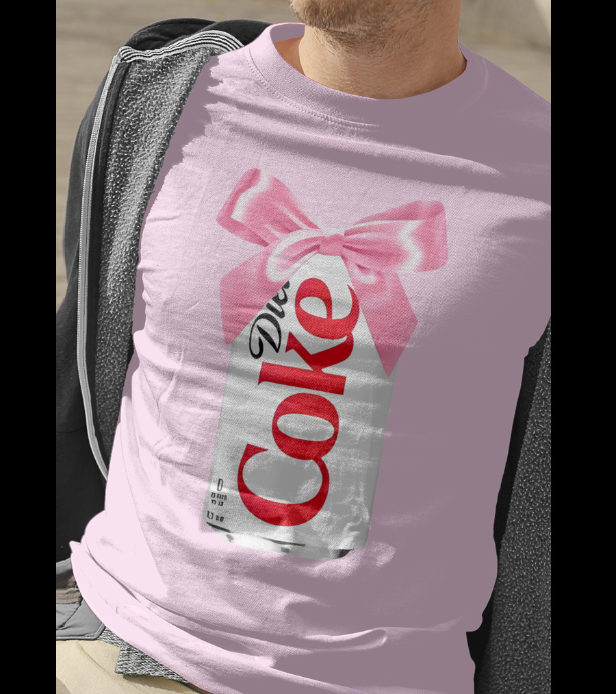 Pink Bow Diet Coke Can T-Shirt
