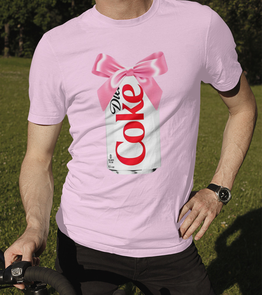 Pink Bow Diet Coke Can T-Shirt