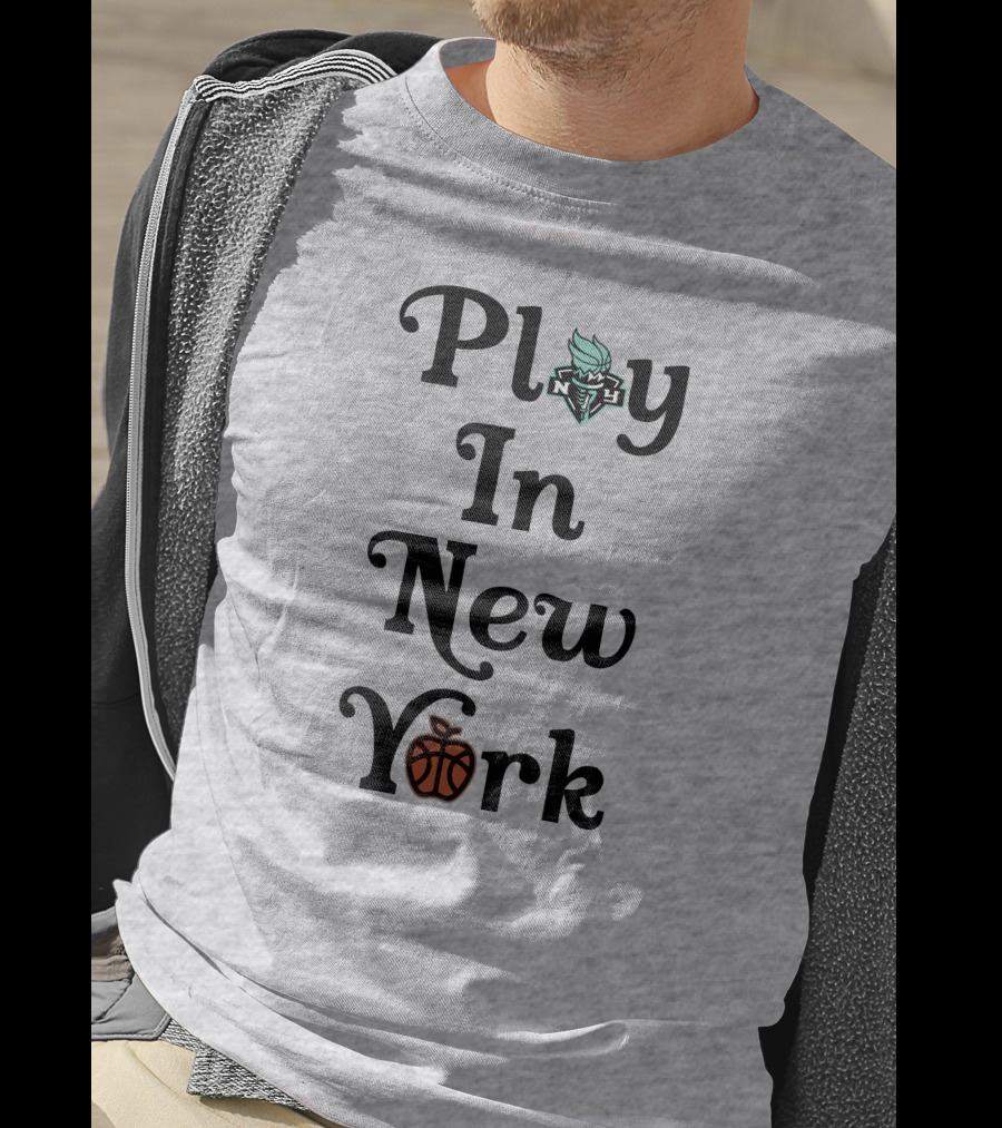 Play In New York Liberty Basketball Icon T-Shirt