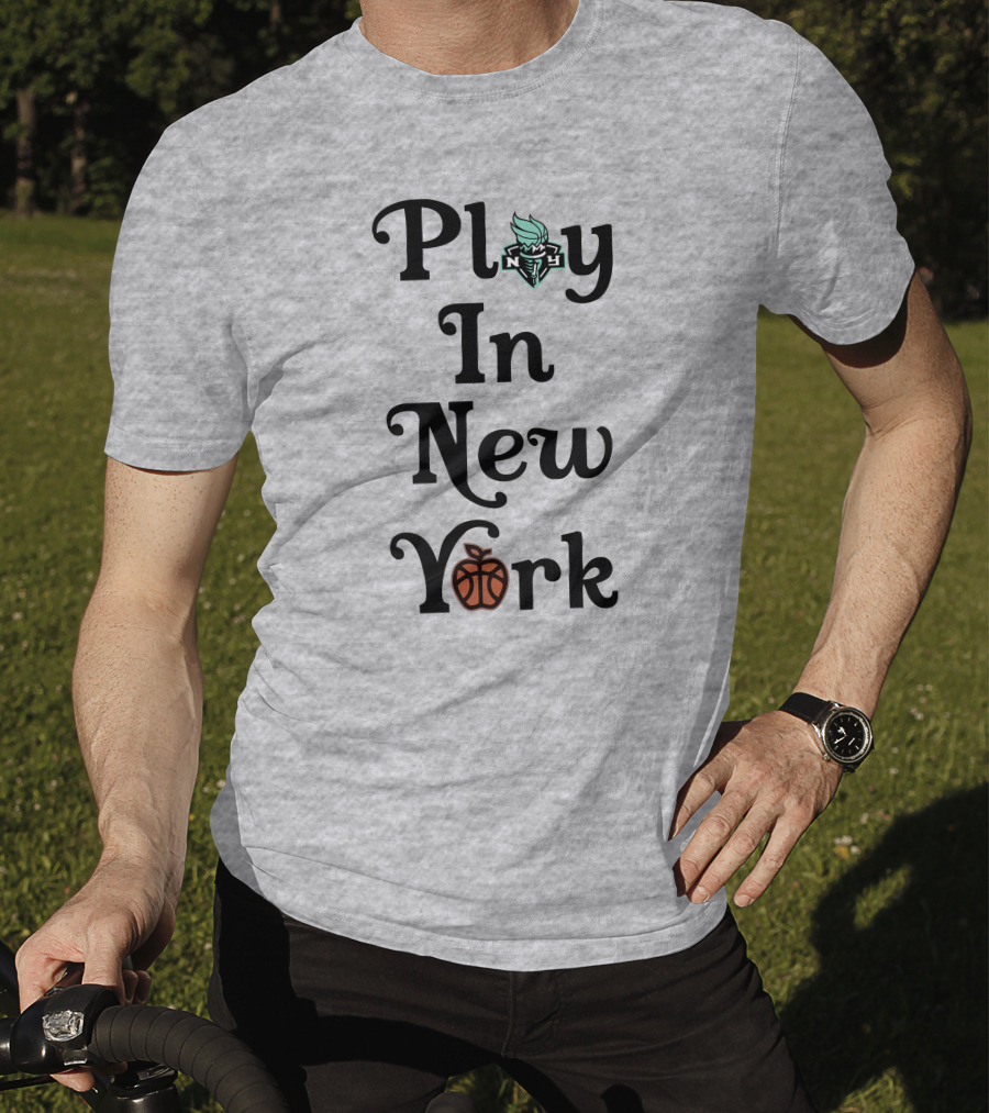 Play In New York Liberty Basketball Icon T-Shirt