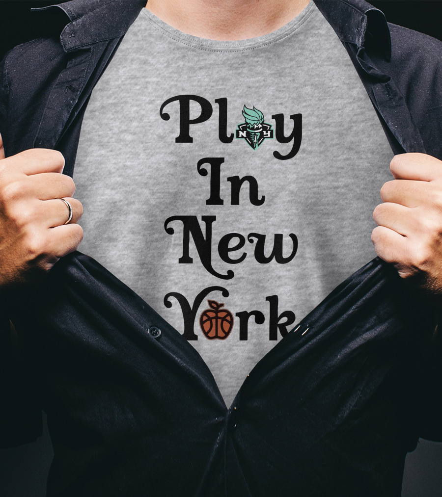 Play In New York Liberty Basketball Icon T-Shirt
