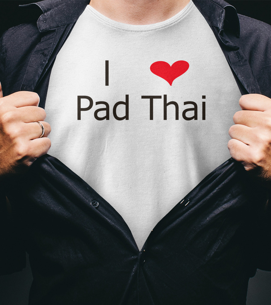Olivia Rodrigo I Love Pad Thai Heart T-Shirt