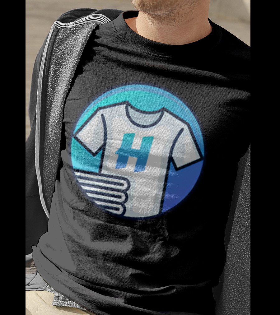 Hafrito H Logo On Shirt With Folded Laundry T-Shirt