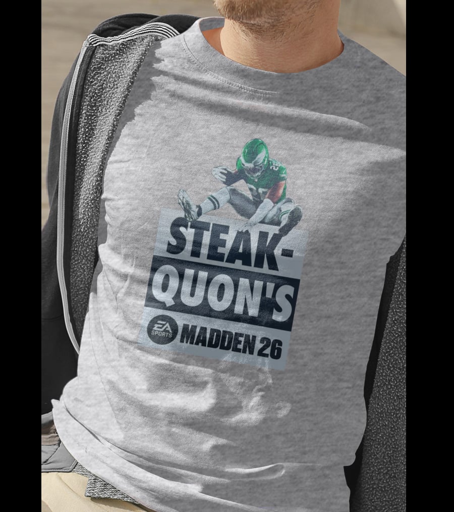 Saquon Barkley Steak Quon’s EA Sports Madden 26 Philadelphia Eagles T-Shirt