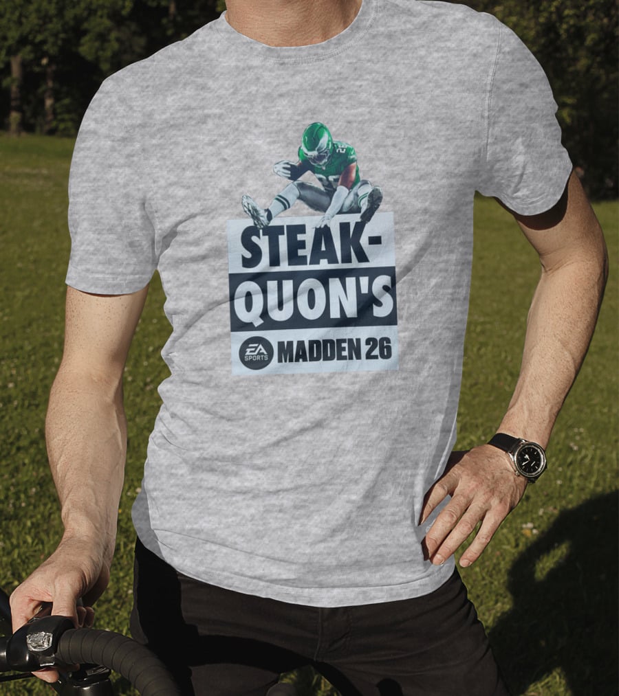 Saquon Barkley Steak Quon’s EA Sports Madden 26 Philadelphia Eagles T-Shirt
