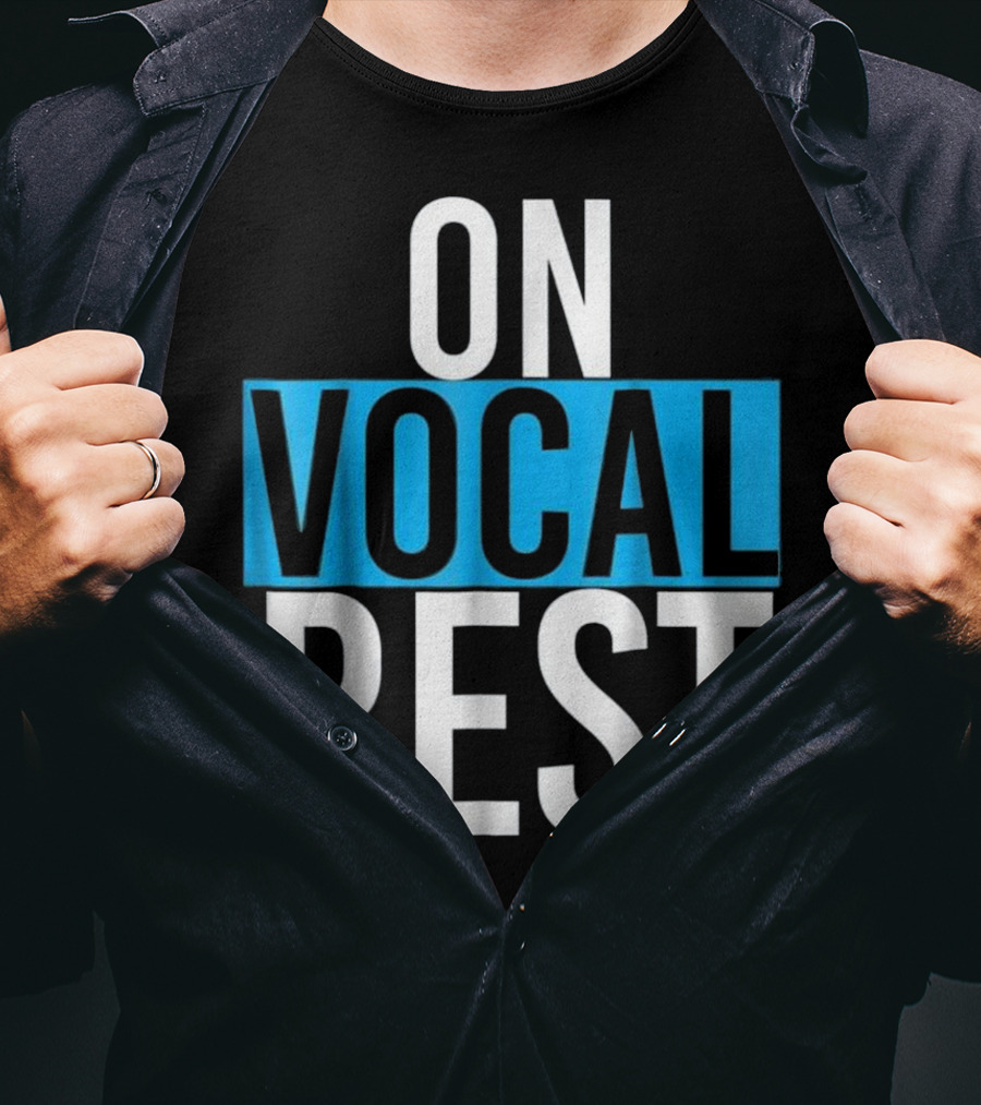 On Vocal Rest Funny Singer Musician Humor T-Shirt