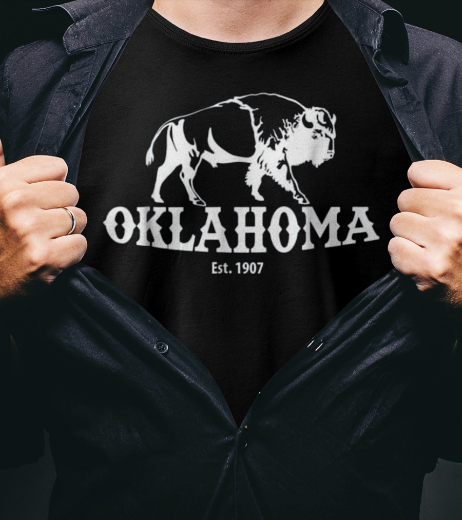 Oklahoma Buffalo Bison Est. 1907 T-Shirt