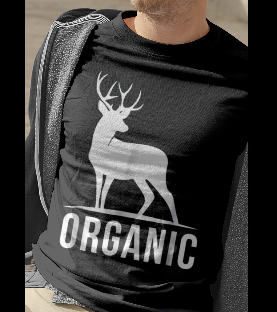 Deer Organic Bow Hunter Inspired Deer T-Shirt