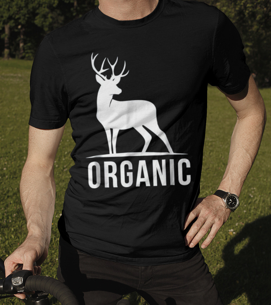 Deer Organic Bow Hunter Inspired Deer T-Shirt