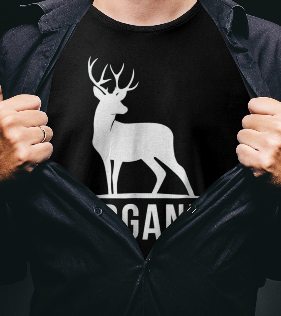 Deer Organic Bow Hunter Inspired Deer T-Shirt