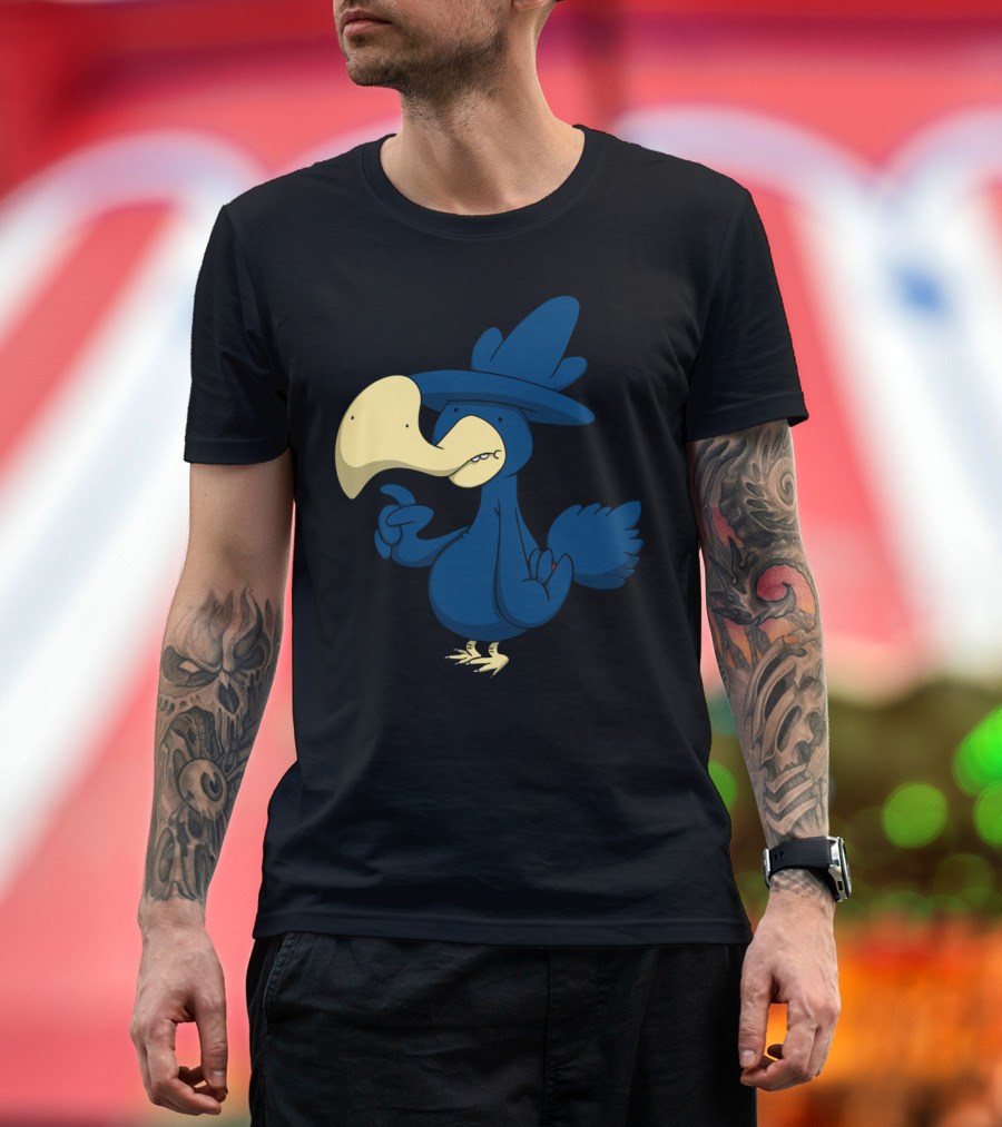 Crow Monr Wizard Dodo Bird T-Shirt
