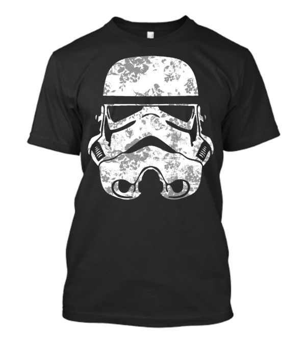Floral Stormtrooper Helmet T-Shirt
