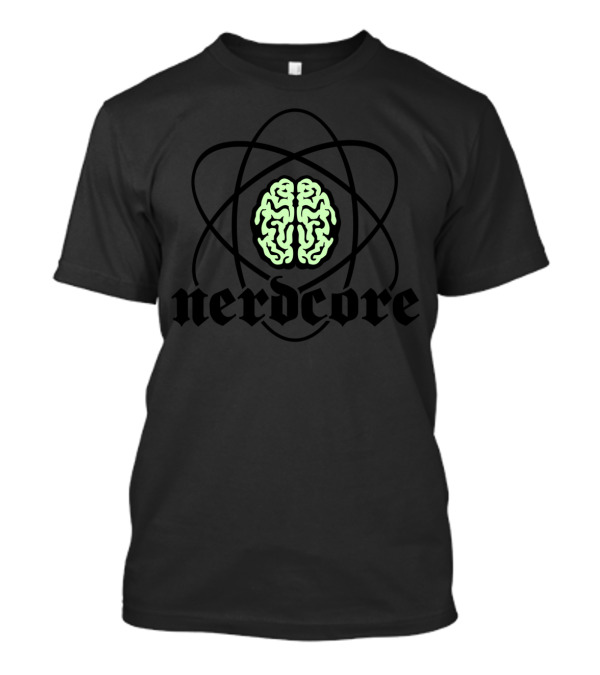 Nerdcore Brain Atomic Nucleus T-Shirt