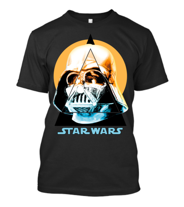 Star Wars Geometric Darth Vader Triangle T-Shirt