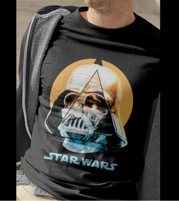 Star Wars Geometric Darth Vader Triangle T-Shirt