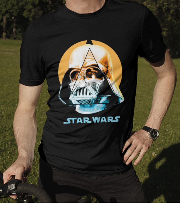 Star Wars Geometric Darth Vader Triangle T-Shirt