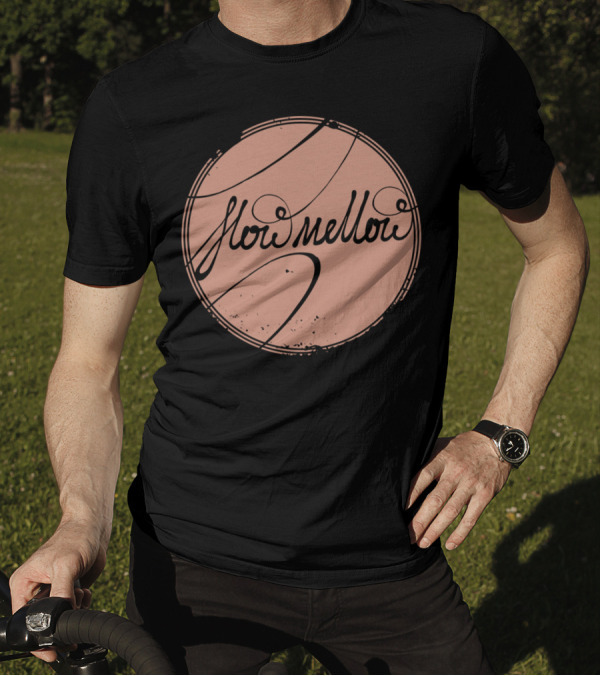 Flow Mellow Worn Print Circle T-Shirt