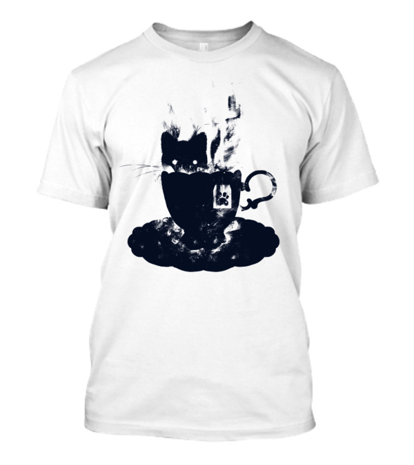 Cozy Tea Time With My Adorable Feline Companion T-Shirt