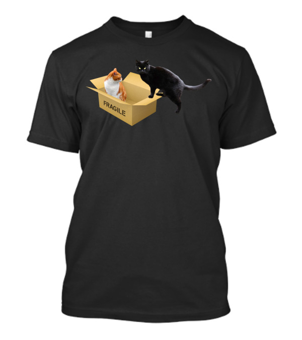 BORED CAT FRAGILE BOX CATS T-Shirt