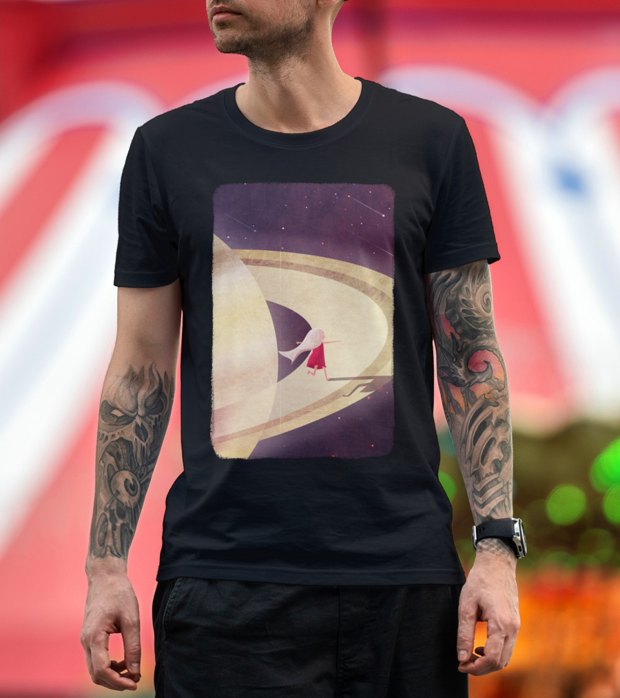 Saturn Child Cosmic Journey T-Shirt