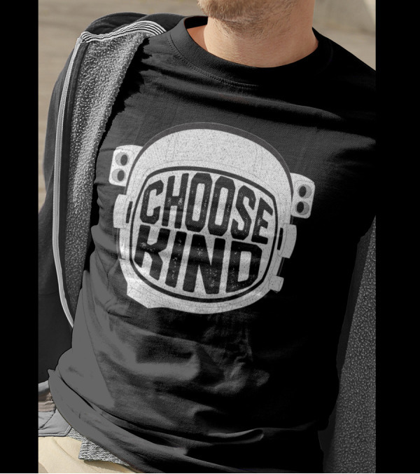 Choose Kind Anti Bullying Helmet Astronaut T-Shirt