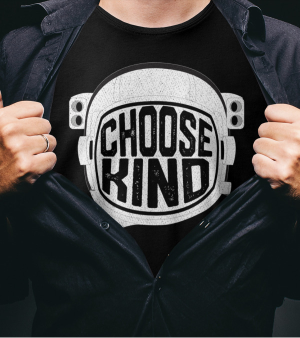 Choose Kind Anti Bullying Helmet Astronaut T-Shirt